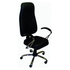 Cadeira presidente alta cromada EA-347 - Imagem 1